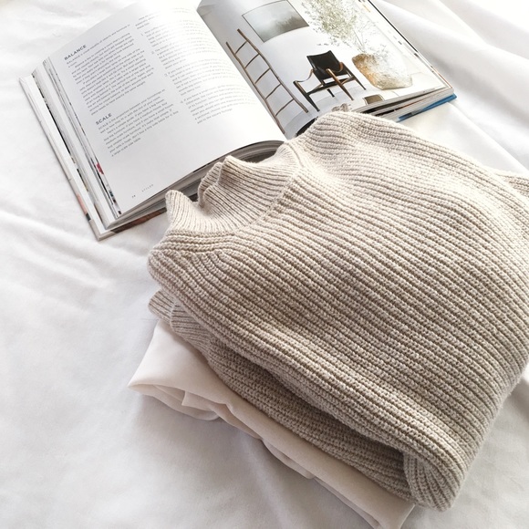 Leith Tops - Mock Neck Balloon Sleeve Knit, PRICE FIRM🌸